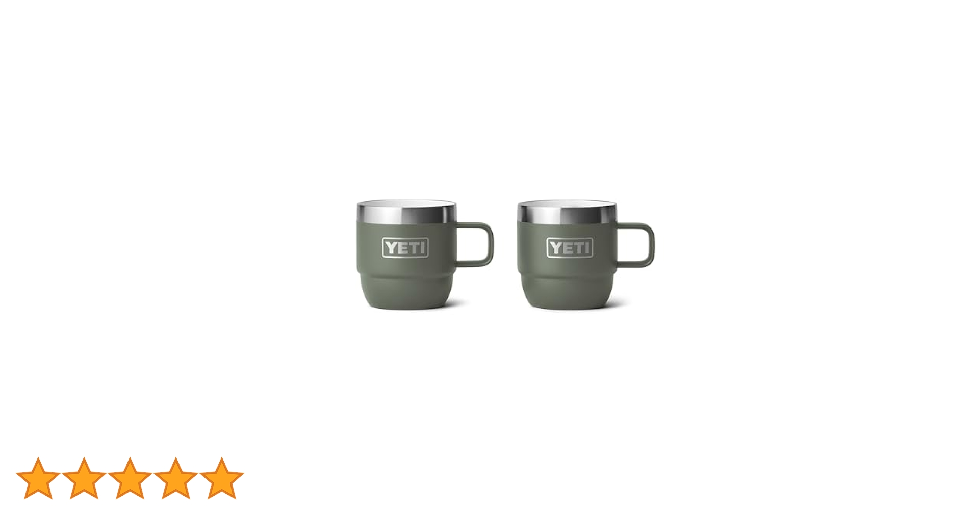 Amazon.co.jp: YETI Rambler 6 oz Stackable Mug, Stainless